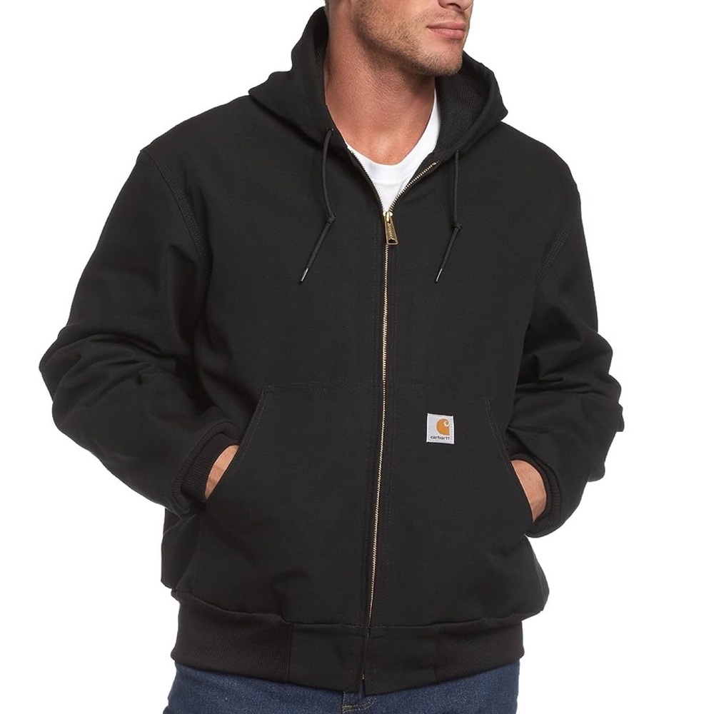 Men's Carhartt Thermal Lined Duck Active Jacket J131 Size L
